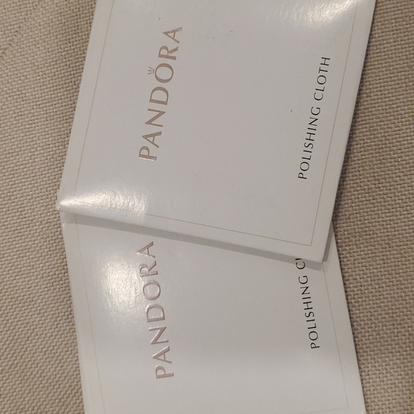 Pandora bracelet charm polishing cloth. - Picture 1 of 2